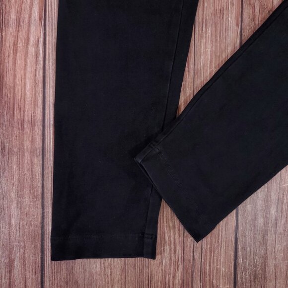 James Perse Womens Size 2 Stretch Jersey Long Leggings Black WHB1360 - Picture 6 of 11